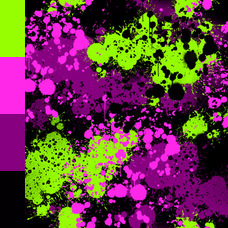 neon splashes